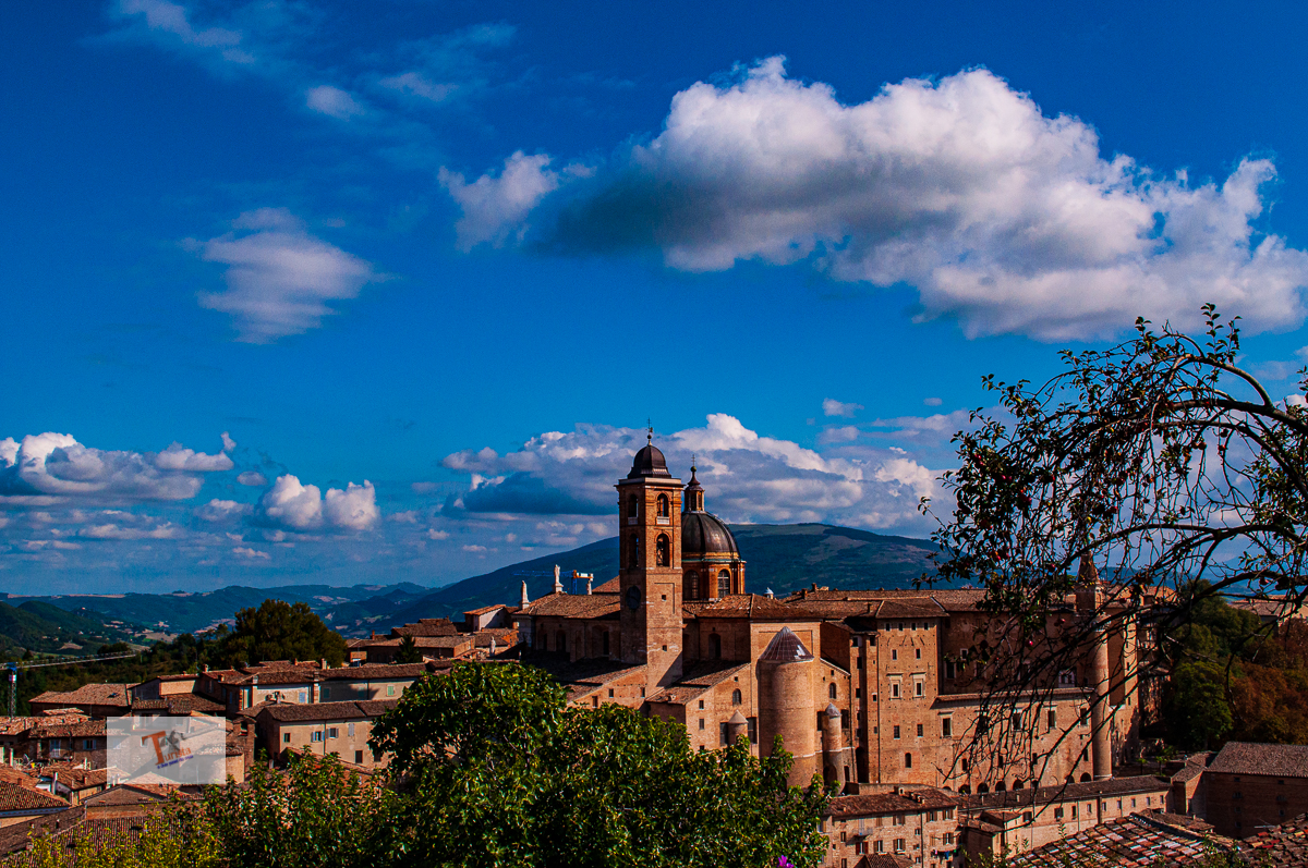Urbino panoramica da Parco resistenza - Turista a due passi da casa