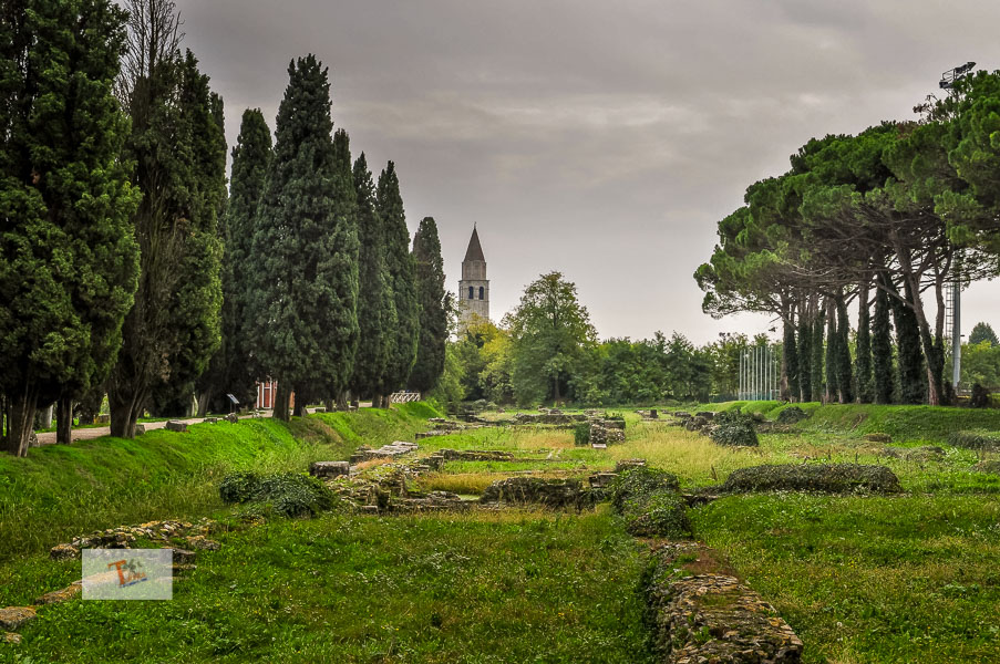 Aquileia, area archeologica - Turista a due passi da casa