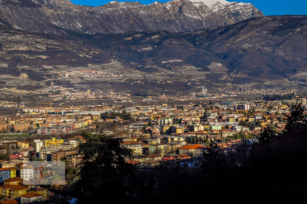 Rovereto, panorama dal colle Miravalle - Turista a due passi da casa